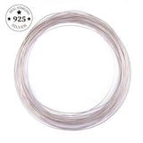 925 Silver Findings Beading Wire Thread for Jewelry Making