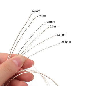 925 Silver Findings Beading Wire Thread for Jewelry Making
