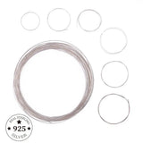 925 Silver Findings Beading Wire Thread for Jewelry Making
