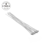 925 Sterling Silver Head Ball Pins 15-35mm for DIY Jewelry Making