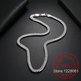 925 Silver 6MM/10MM Chain Necklace for Party Wedding Jewelry
