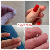 925 Silver Moon Stud Earring For Woman Wedding Anniversary