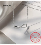 925 Silver Infinity Love Pendant Necklace for Women