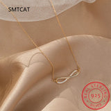 925 Silver Infinity Love Pendant Necklace for Women