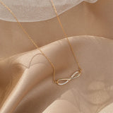 925 Sterling Silver Infinity Love Pendant Necklace for Women