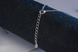 925 Silver Pearl Beads Sweater Long Chain Pendant Necklace Women Collar Choker