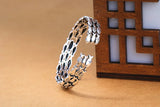925 Silver Fish Bracelet Adjustable Bangle Women Jewelry