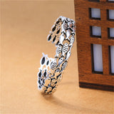 925 Silver Fish Bracelet for Women - Adjustable Bangle