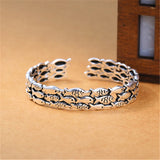 925 Silver Fish Bracelet for Women - Adjustable Bangle