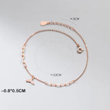 925 Silver Fishtail Anklet Leg Bracelet Chain Summer Accessories