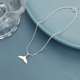 925 Silver Fishtail Anklet Women's Summer Foot Chain Accessories
