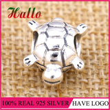 925 Silver Turtle Charms DIY Jewelry Stone Bead Charms