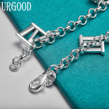 925 Silver Roman Numerals Bracelet Party Engagement Jewelry