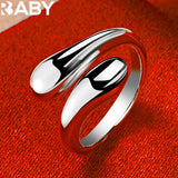 925 Silver Water Droplet Jewelry Set for Women