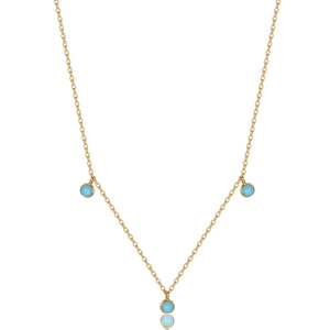 925 Silver CZ Stone Necklace for Women