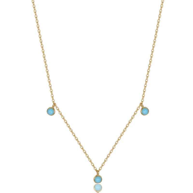 925 Silver CZ Stone Necklace for Women
