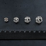 925 Sterling Silver Flower Bead Spacer Fit 6 8 10 12mm Encircle Charm