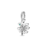 925 Silver Flower Heart Butterfly Charm Bead for Bracelet DIY Jewelry