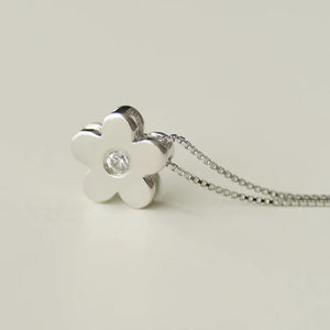 925 Silver Flower Women's Necklace