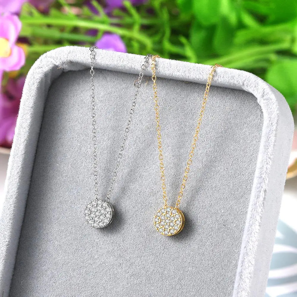 925 Silver CZ Choker Necklace for Women