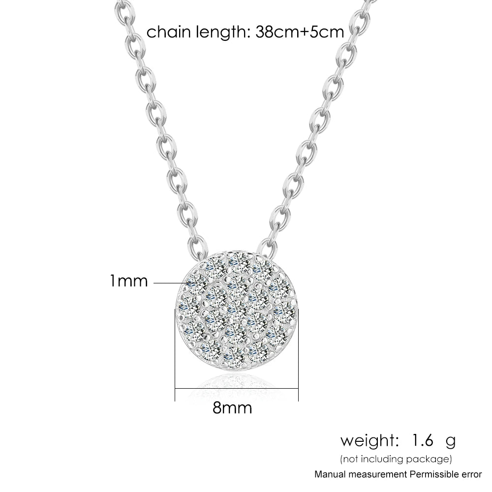 925 Silver CZ Choker Necklace for Women