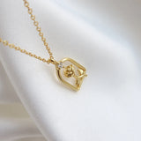 925 Silver French Basket Rose Flower Pendant Necklace Women Wedding Jewelry