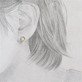 925 Silver Pea Pearl Earrings Vintage 14k Plated Jewelry