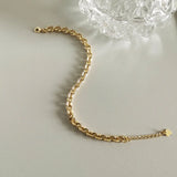 925 Silver Cross Print Chain Bracelet Women 18k Wedding Jewelry Gift
