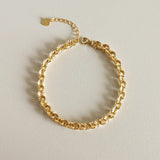 925 Silver Cross Print Chain Bracelet Women 18k Wedding Jewelry Gift