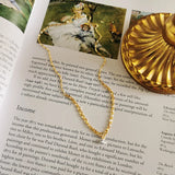 925 Silver Crystal Pendant Multi-layer Necklace Women Charm Gift