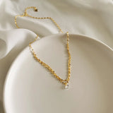 925 Silver Crystal Pendant Multi-layer Necklace Women Charm Gift