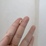 925 Silver Crystal Round Earrings Palace Style Noble Banquet Jewelry