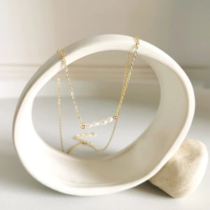 925 Silver French Pearl Pendant Necklace Wedding Party Jewelry Gift