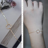925 Sterling Silver French Round Pav? Bracelet Women