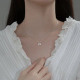 925 Silver Fresh Water Pearl Cherry Pendant Necklace