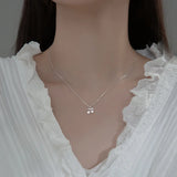 925 Silver Fresh Water Pearl Cherry Pendant Necklace