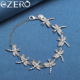 925 Silver Dragonfly Zircon Jewelry Set for Women