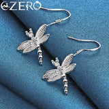 925 Silver Dragonfly Zircon Jewelry Set for Women