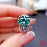 925 Sterling Silver Gemstone Ring For Women Wedding Jewelry