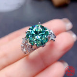 925 Sterling Silver Gemstone Ring For Women Wedding Jewelry