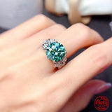 925 Sterling Silver Gemstone Ring For Women Wedding Jewelry