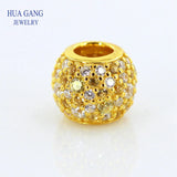 925 Silver Yellow Enamel Romantic Golden Jewelry