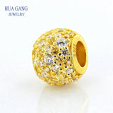 925 Silver Yellow Enamel Romantic Golden Jewelry