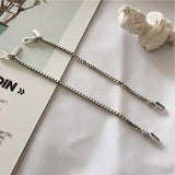 925 Sterling Silver Geometric Bracelet Charm Women Accessories