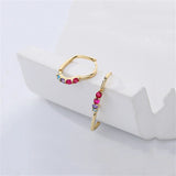 925 Silver CZ Heart Hoop Earrings, Wedding Party Jewelry