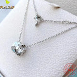 925 Silver Honeycomb Rolling Bead Necklace For Women