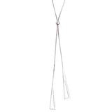 925 Silver Triangle Necklace for Women S-N752