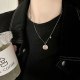 925 Silver Yellow Rabbit Chain Choker Necklace for Women