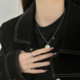 925 Silver Yellow Rabbit Chain Choker Necklace for Women