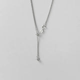 925 Silver Gilded Stretch Necklace w/ Adjustable Chain